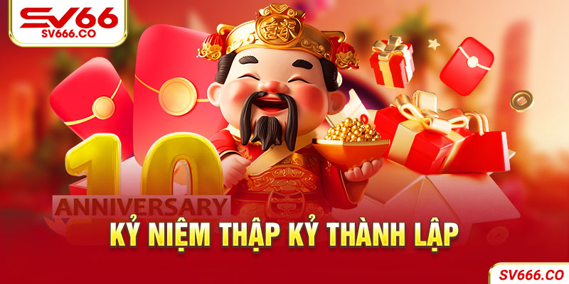 Khuyến mãi SV66 kỷ niệm thành lập chi tiết